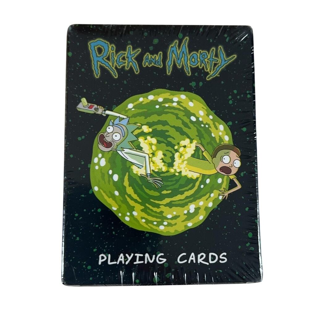 Rick And Morty Playing Cards Multicolor Sealed Card Deck New Adult Swim